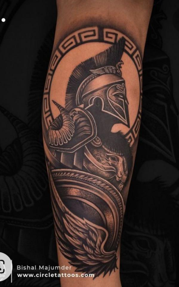 Ares Forearm Tattoo