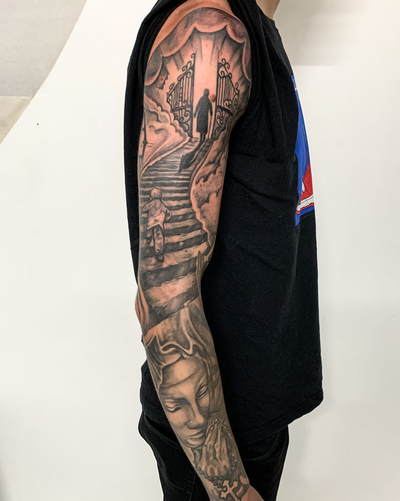 Abstract Art Arm Tattoo