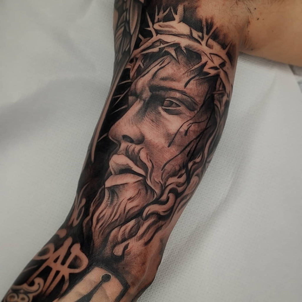 Mythical Creature Arm Tattoo