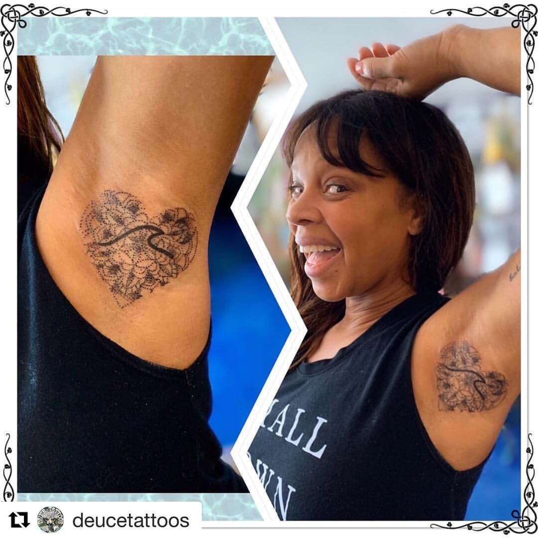 Armpit Tattoo Design 5