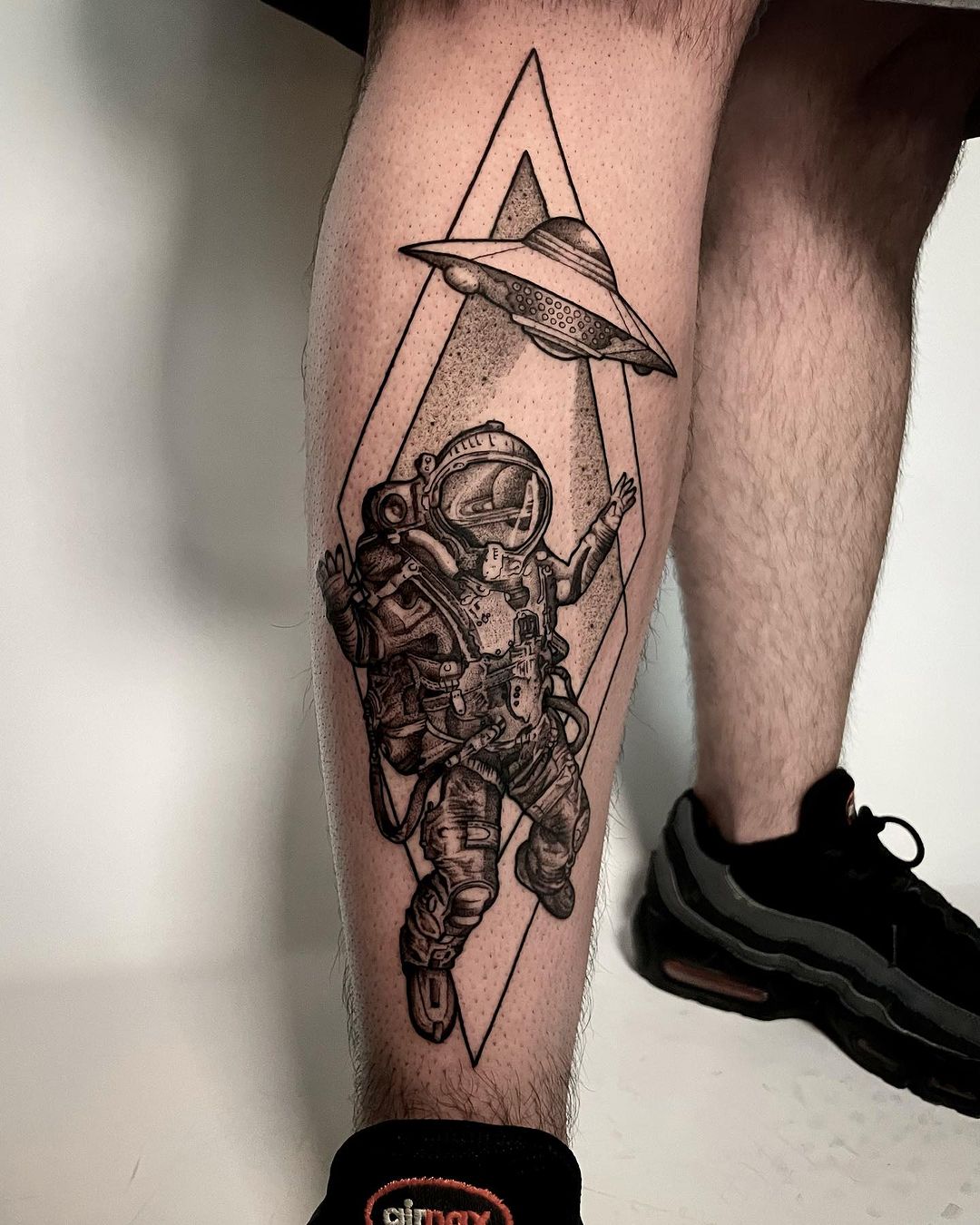 Minimalist Astronaut Tattoo