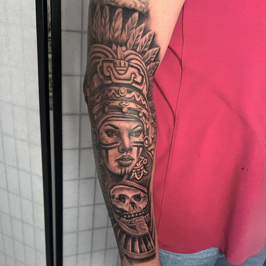 30 Best Aztec Warrior Tattoo Ideas You Should Check
