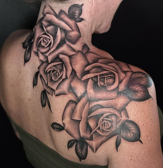 Elegant Floral Tattoo