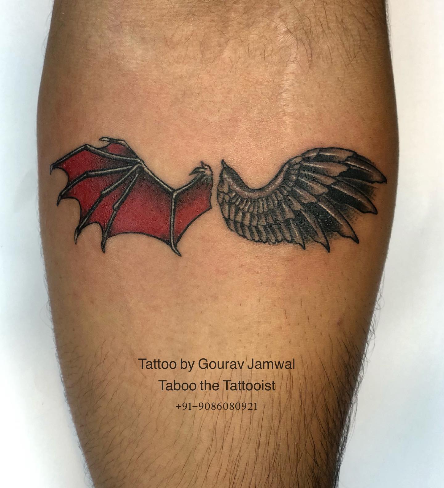 Baby Angel Tattoos and Devil Wings