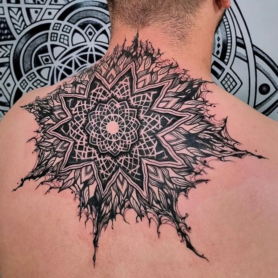 Breathtaking Back Tattoo Design