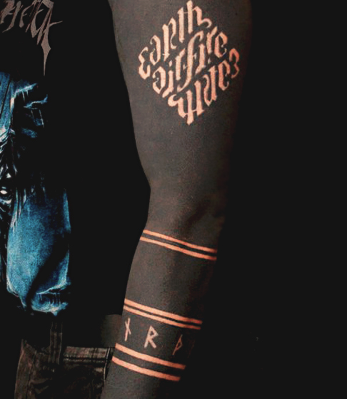 Bold Black Tattoo Idea