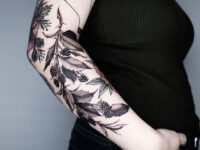 Blueberry-Branch-Tattoo-Sleeve-Filler-Ideas-1