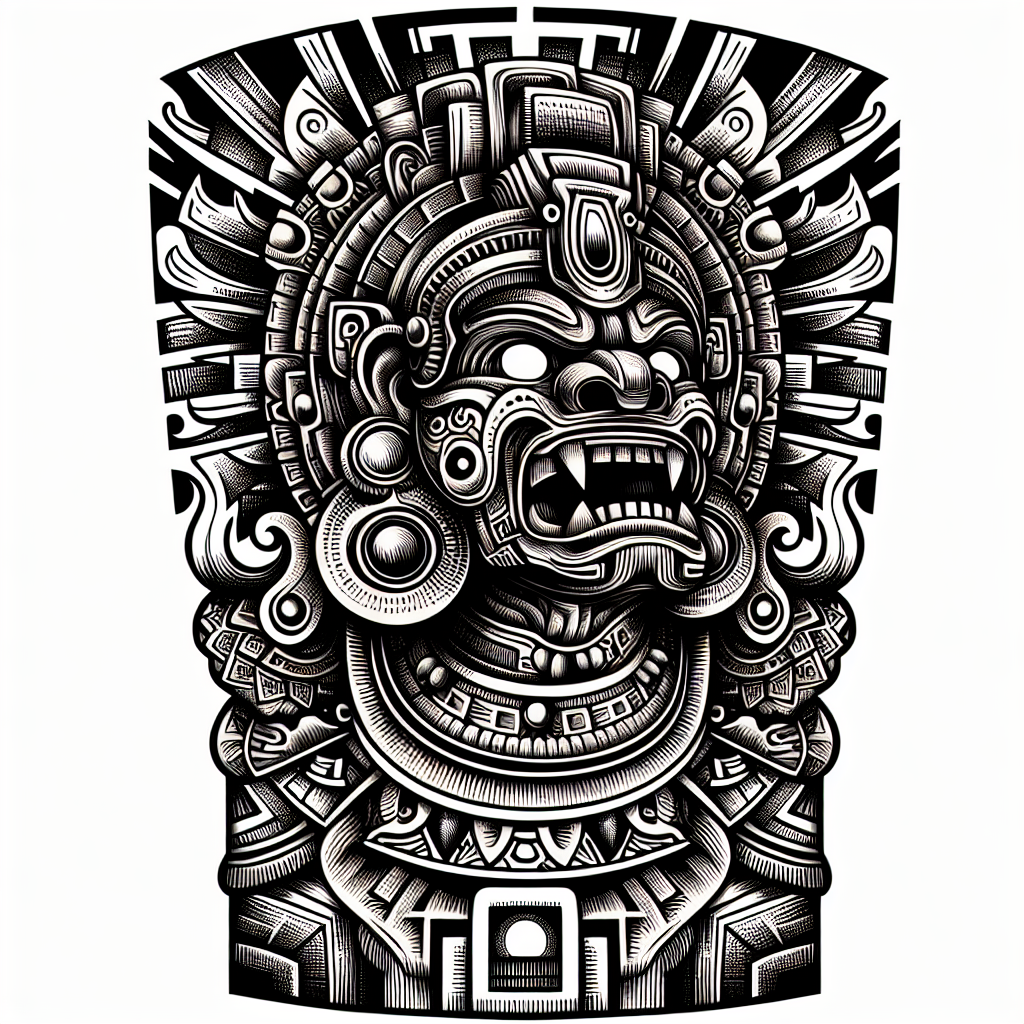 Aztec Earth Goddess Tattoo