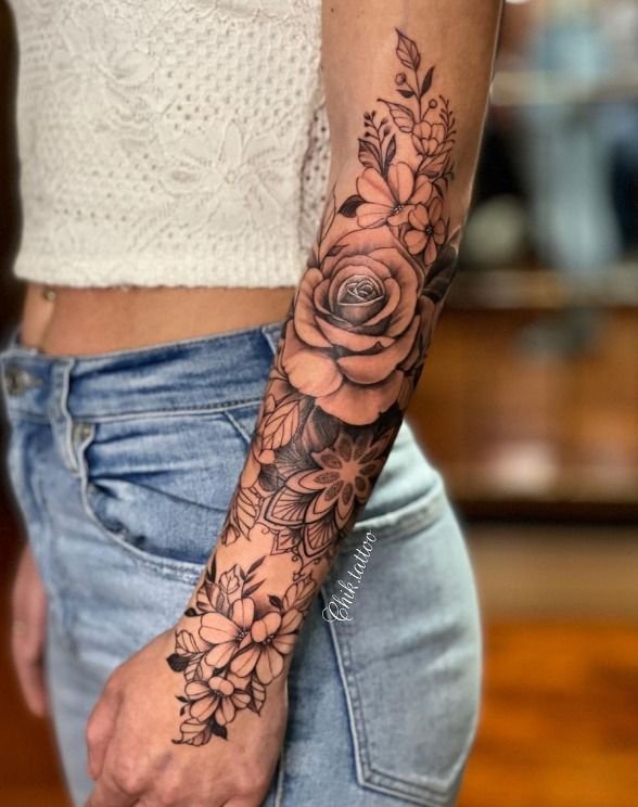 Unique sleeve tattoos for women