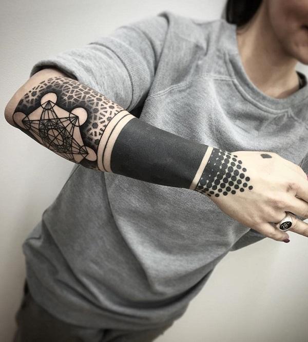 Artistic Forearm Tattoo