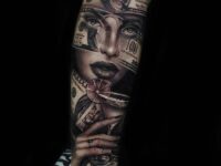 Covered-In-100-Dollar-Bill-Tattoo
