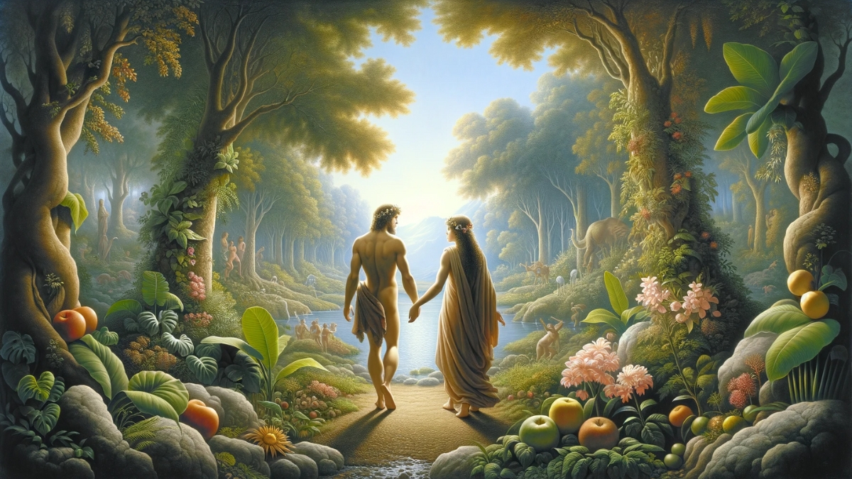 Creation of Adam and Eve Tattoo