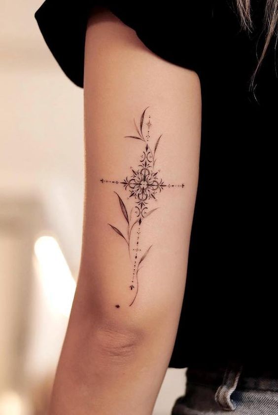 Gorgeous Floral Arm Tattoo