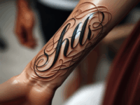 DALL·E-2024-01-13-16.21.05-A-photorealistic-tattoo-on-a-forearm.-The-tattoo-features-a-set-of-initials-elegantly-written-in-a-stylish-script-font-symbolizing-a-spouses-initia