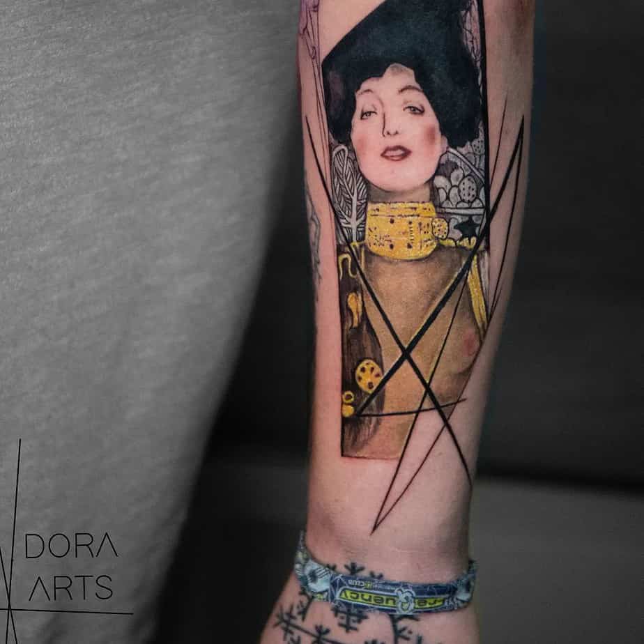 Textured Abstract Tattoo