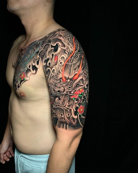 Men's Arm Sleeve Tattoo
