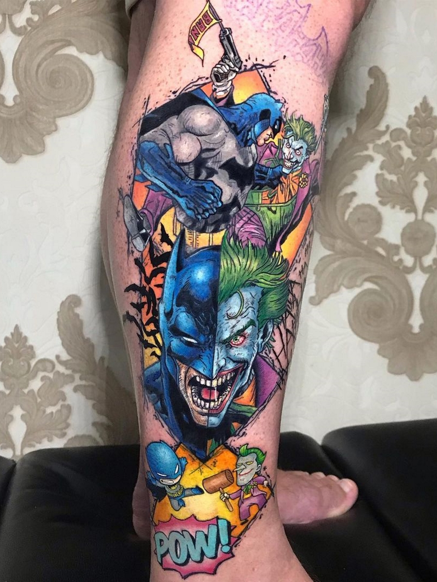 Batman Joker Tattoo Designs