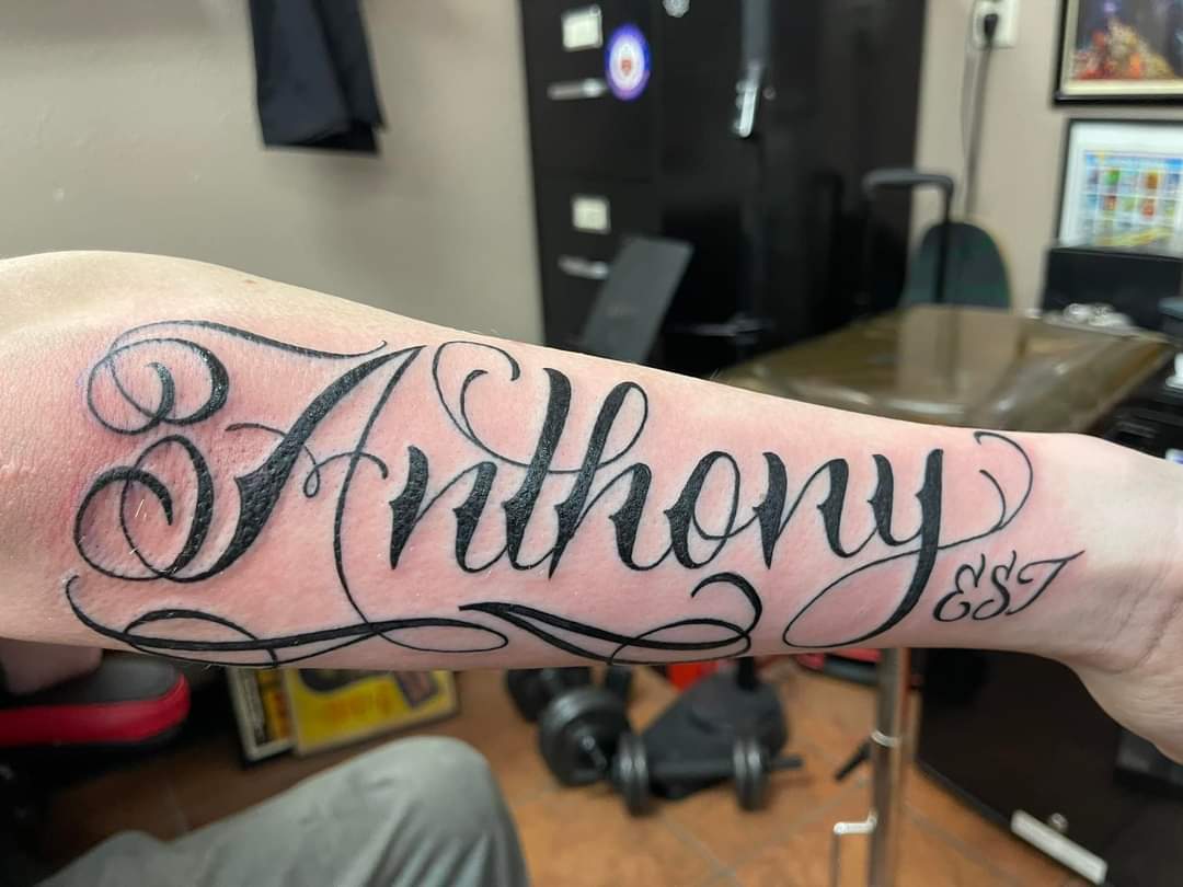 Anthony Name Tattoo