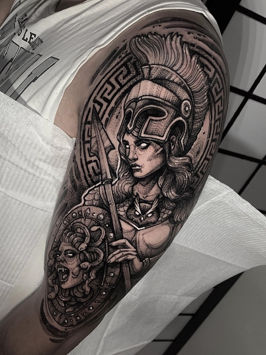 Athena Cultural Tattoo