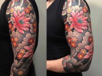 Floral-3-4-sleeve-tattoo-owen_yu_tattoos
