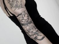 Floral-34-sleeve-tattoo-zeropointtattoo