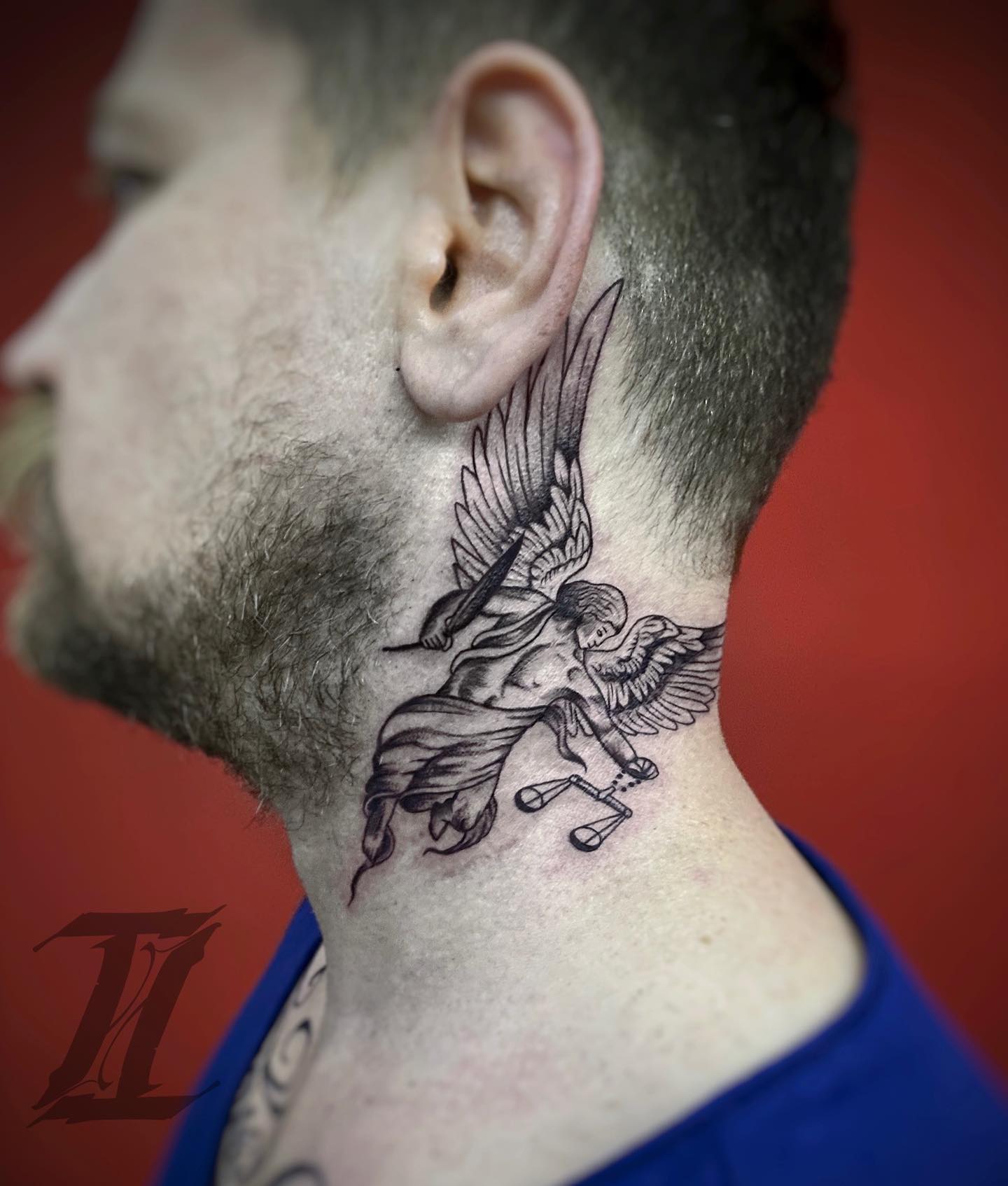 Guardian Angel Michael Tattoo