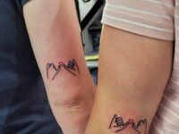 Line-Art-Couple-Tattoo