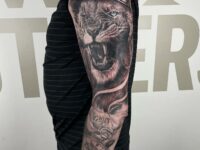 Lion-Sleeve-Tattoos