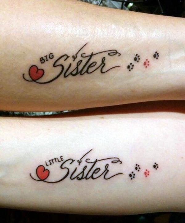 Matching Sister Tattoo Designs