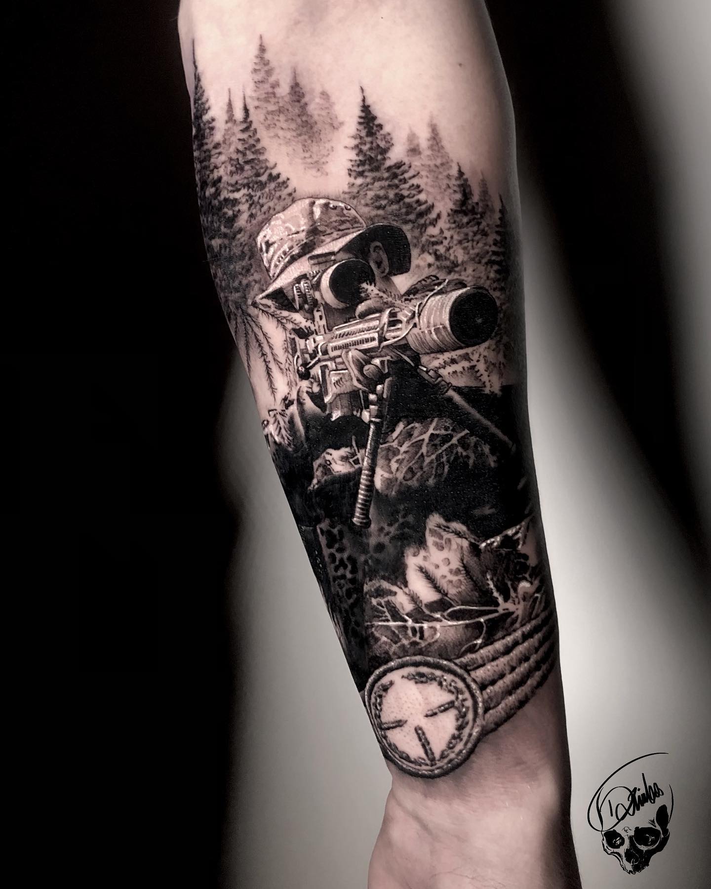 Military Sleeve Tattoo