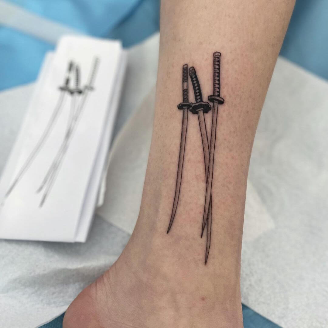 Minimalist One Piece Tattoo