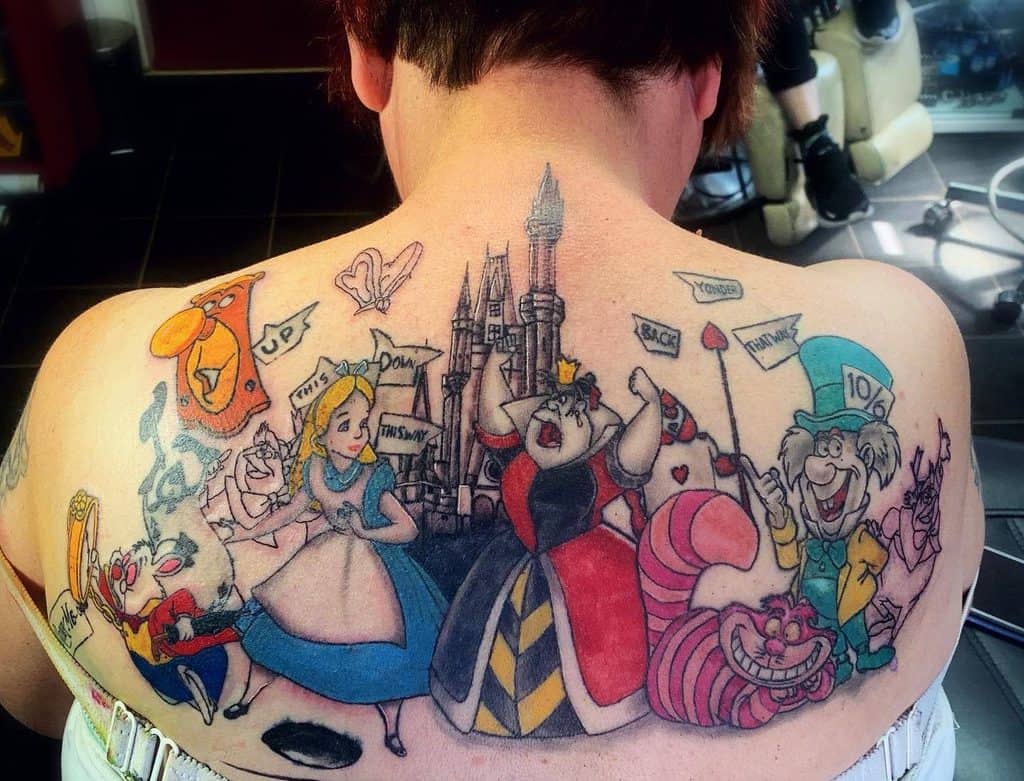 Mad Hatter's Tea Party Tattoo