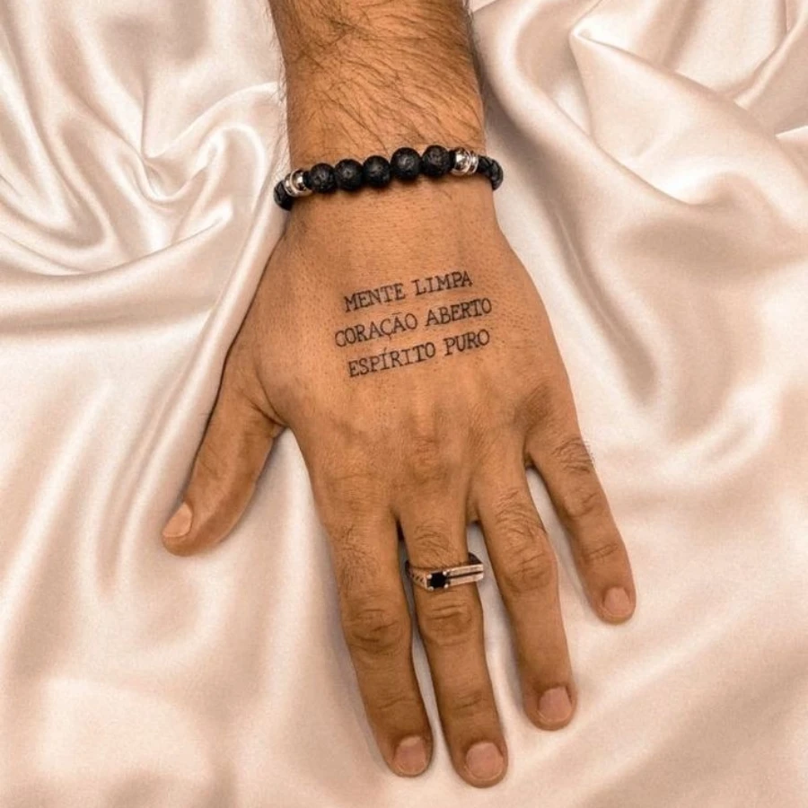 Unique Upper Palm Tattoo Ideas