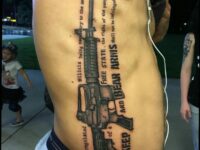 Realistic-Ar-15-Tattoo
