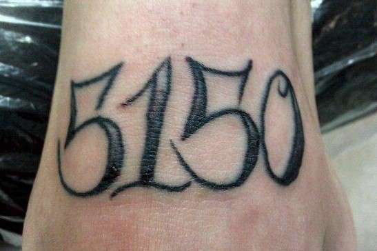 Courageous 5150 tattoo