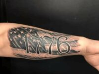 Simple-American-Flag-1776-Tattoo