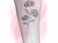 Simple-Aster-Flower-Tattoo-blackdroppar
