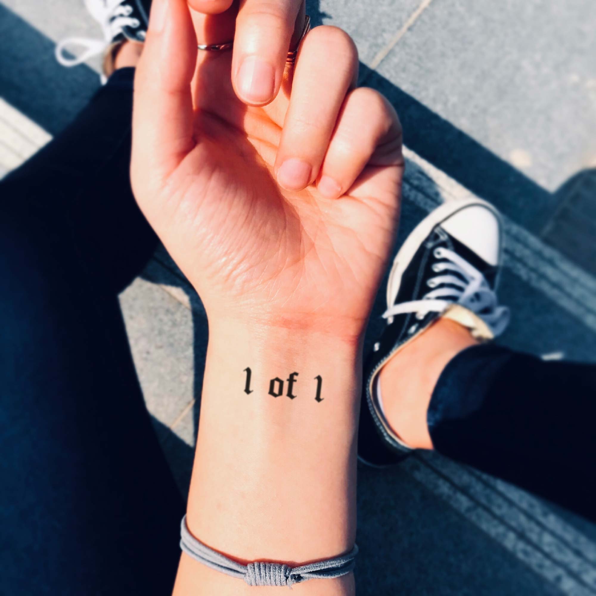 1 of 1 Temporary Tattoo Sticker - OhMyTat