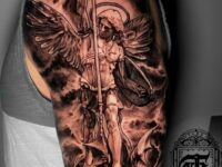 St-Michael-Upper-Arm-Tattoo