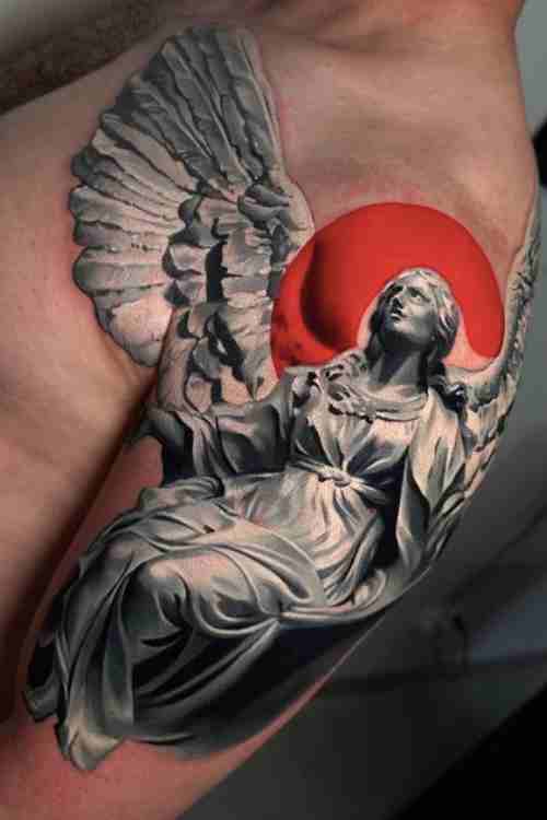Simple Angel Tattoos For Women