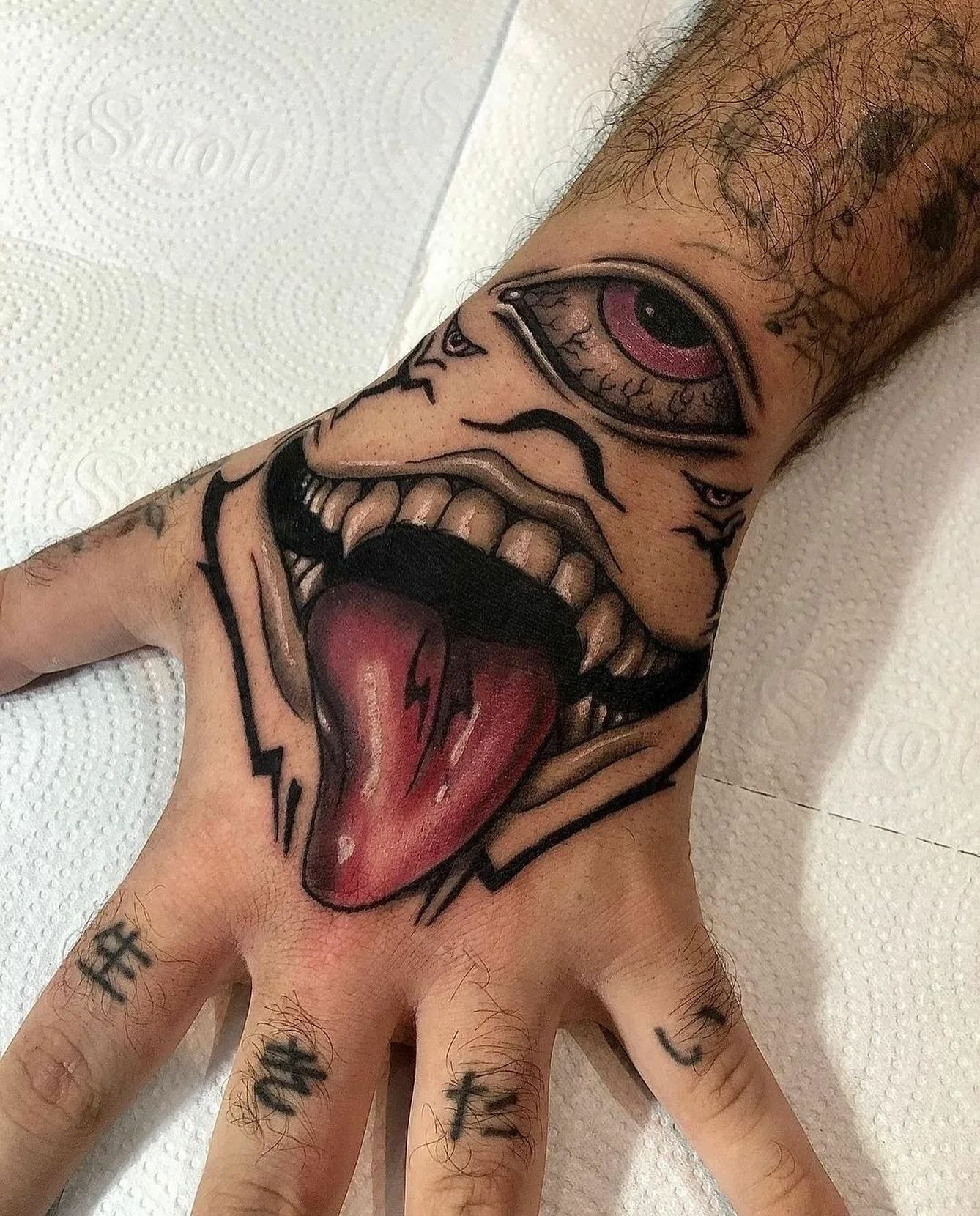 Sukuna Anime Tattoo