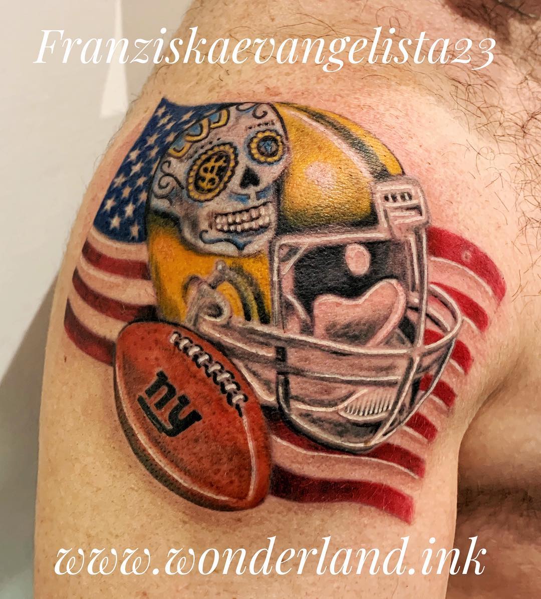Football Wonderland Tattoo