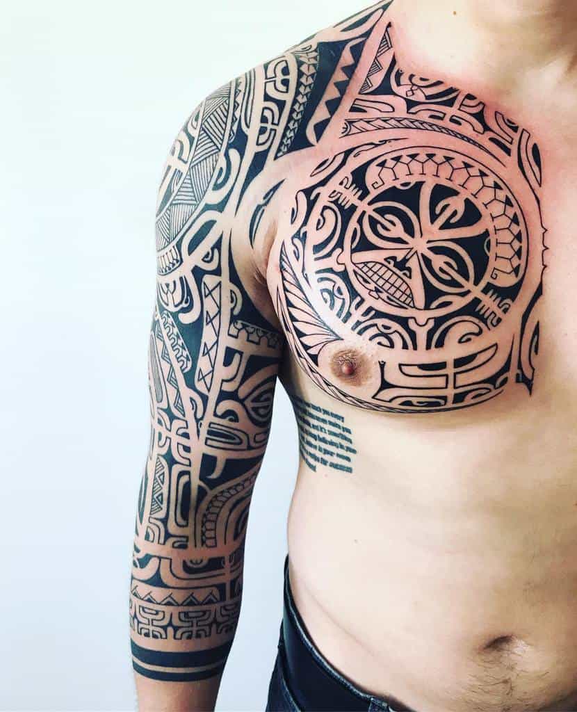 Mythical Creatures 3/4 Sleeve Tattoo