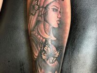 Tribal-African-Queen-With-Butterflies