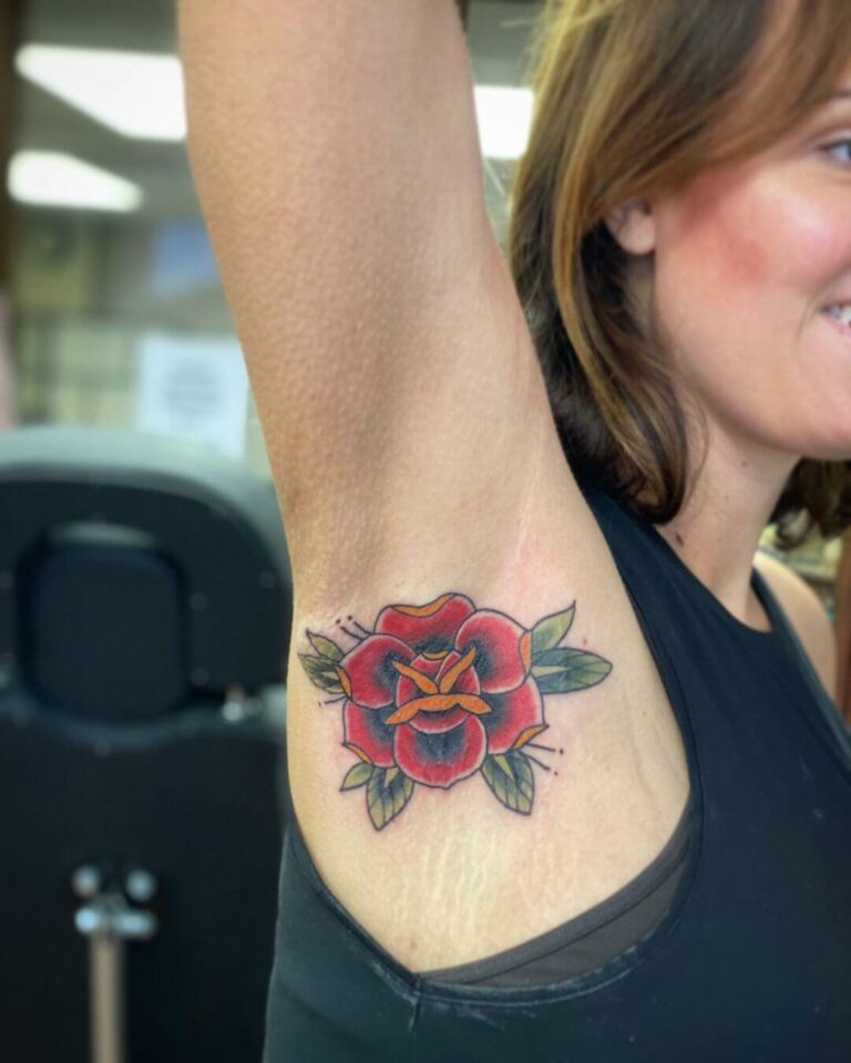 Armpit Tattoo Design 2