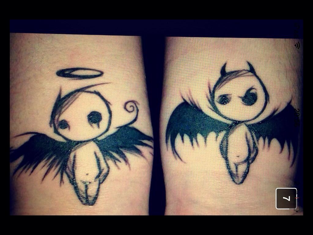 250+ Best Angel Devil Tattoo Designs