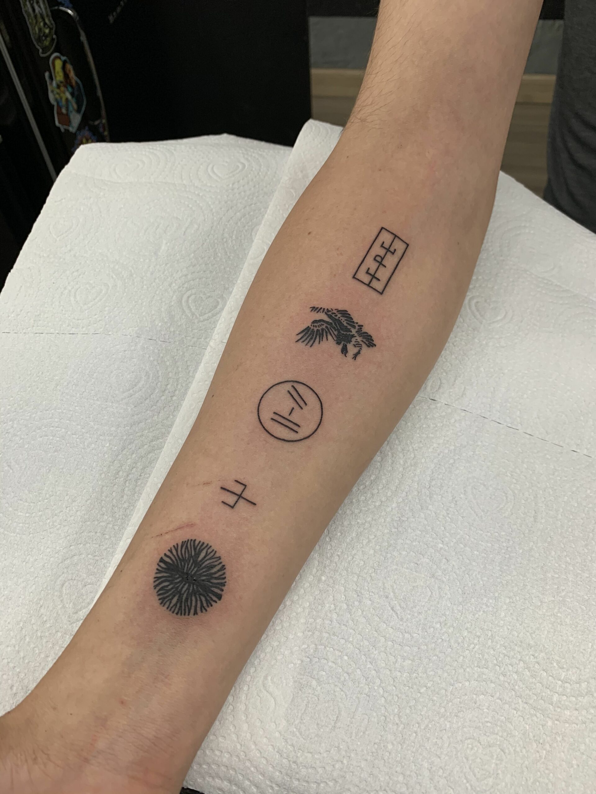 twenty one pilots - Trench Symbols Tatuaje de twenty one pilots