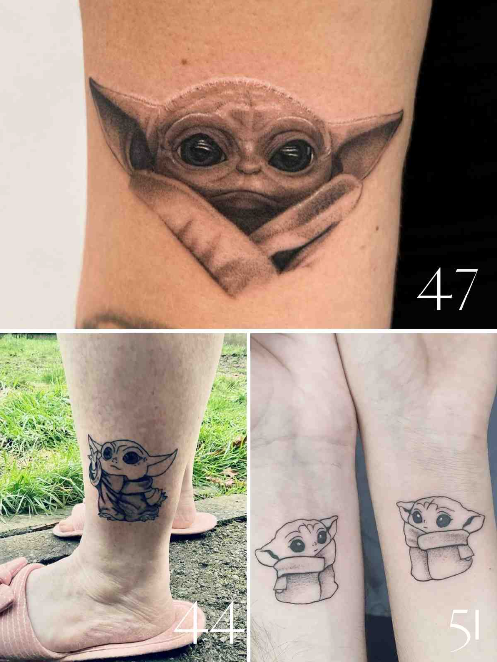 53+ Baby Yoda Tattoo Ideas