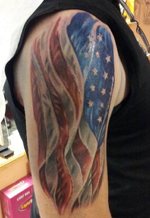 American Flag Tattoo 14