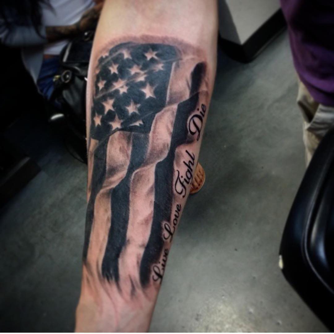 American Flag Tattoo 43